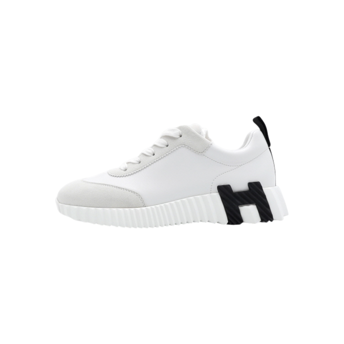 에르메스 H242212Z 블랑 레더 스웨이드 바운싱 여성 스니커즈aa60117(Hermes H242212Z Blanc Leather Suede Bouncing Sneakers for Women) - 1