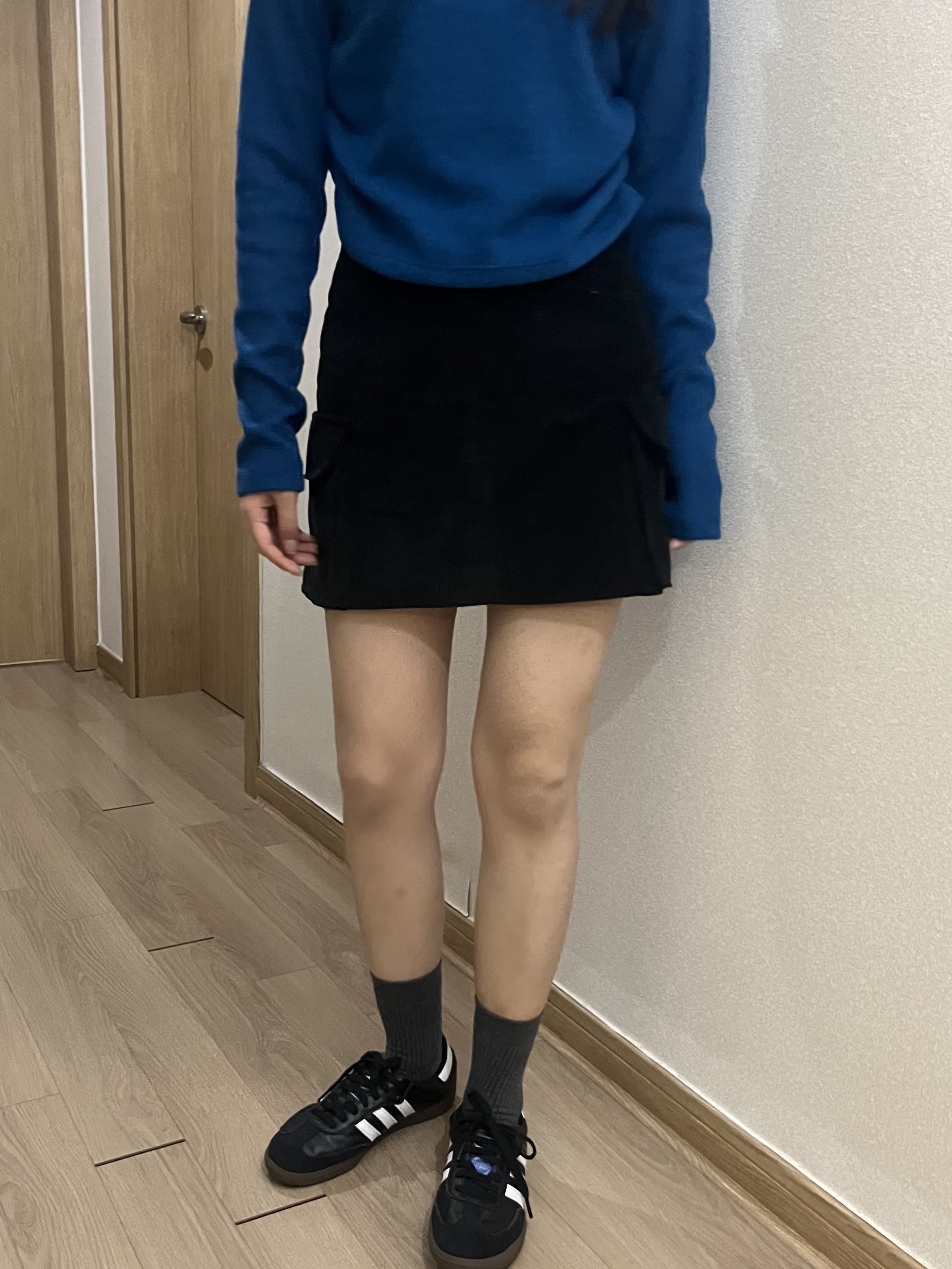 Adidas Samba OG Black White Gum 착용 스타일 - 4