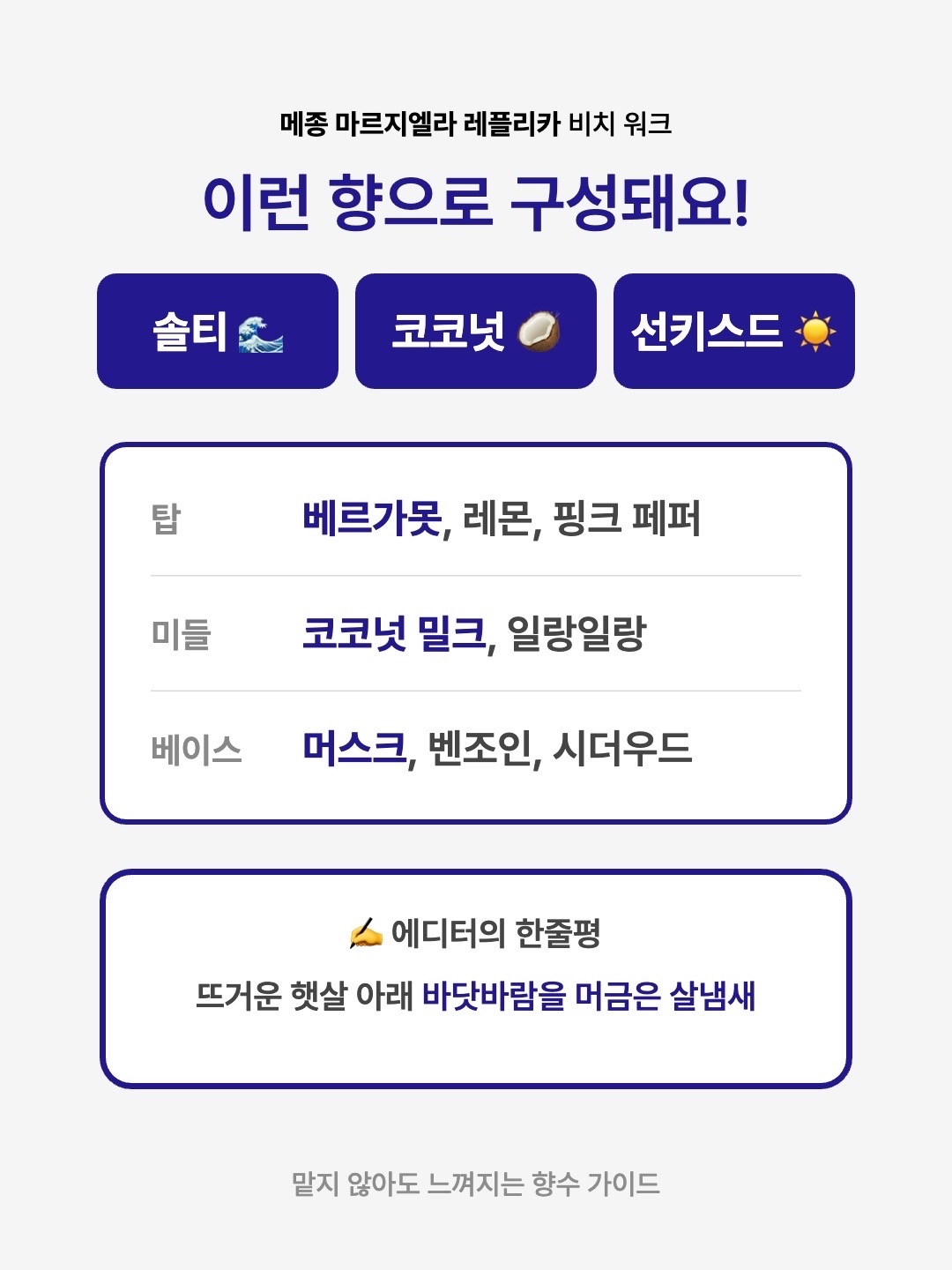 Maison Margiela Replica Beach Walk Eau de Toilette 100ml, Maison Margiela Replica Beach Walk Eau de Toilette 10ml 착용 스타일 - 3