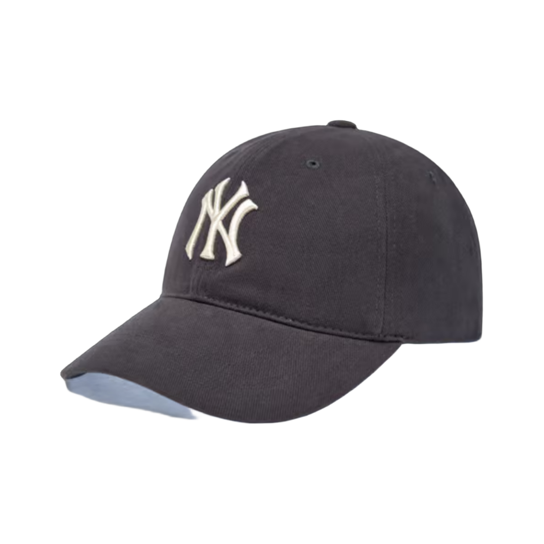 3ACPB135N-50CGS MLB Peach Twill Structured Ball Cap New York Yankees Dark Gray