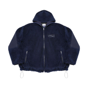 MJD x Weekend Afternoon Squad MW Shearing Hooded Jacket Navy