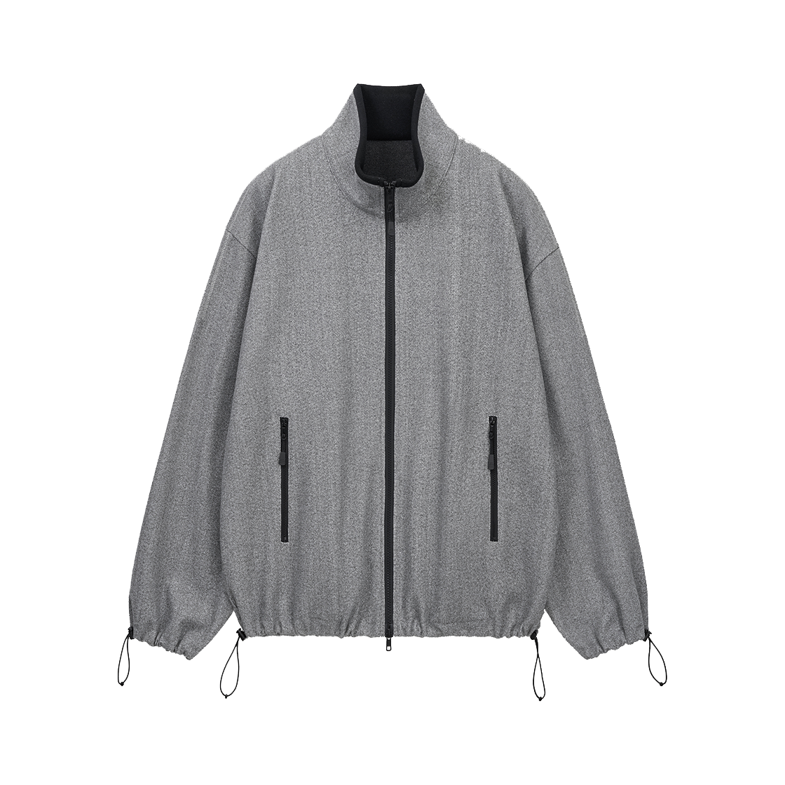 티엔지티 우먼 오버사이즈 플리츠 점퍼 그레이(TNGT W Oversize Fleece Jumper Grey)
