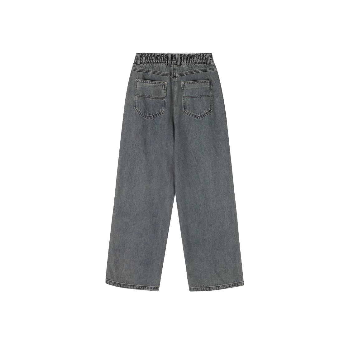 (W) 송지오 세미와이드 데님 팬츠 라이트 블루((W) SONGZIO Flare Denim Pants Light Blue) - 2