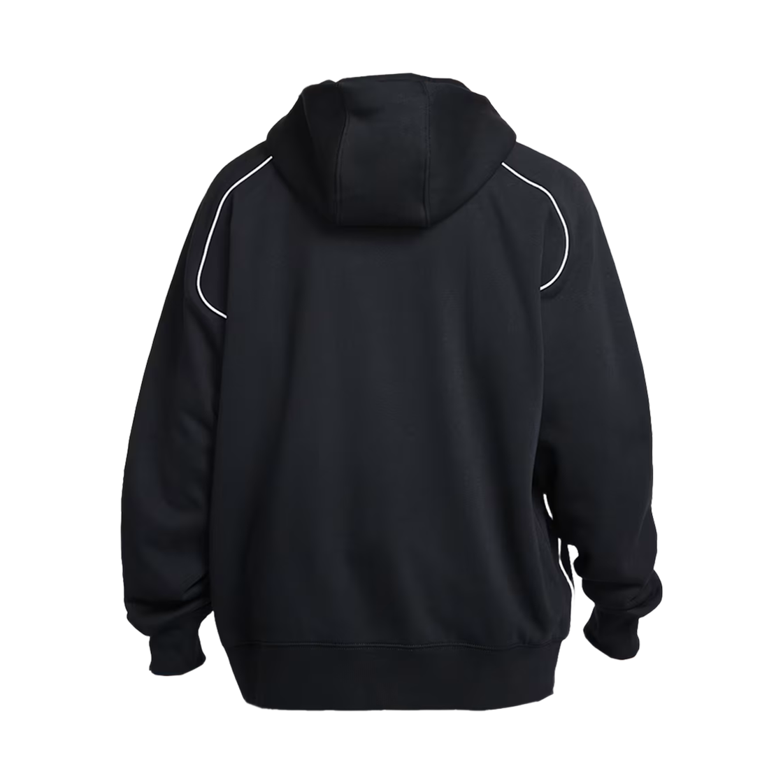 나이키 에어 풀 집 플리스 후드 블랙 화이트 (IF1275-010)(Nike Air Full Zip Fleece Hoodie Black White (IF1275-010)) - 2