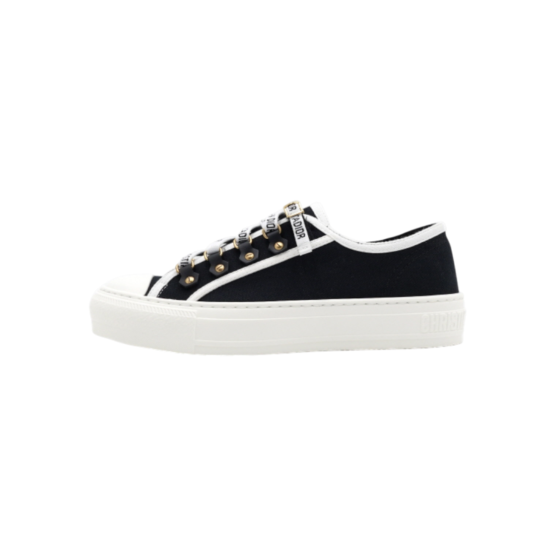 디올 KCK177CVA 블랙 캔버스 여성 스니커즈aa60042(Dior Walk'n'Dior Black Canvas Women's Sneakers)