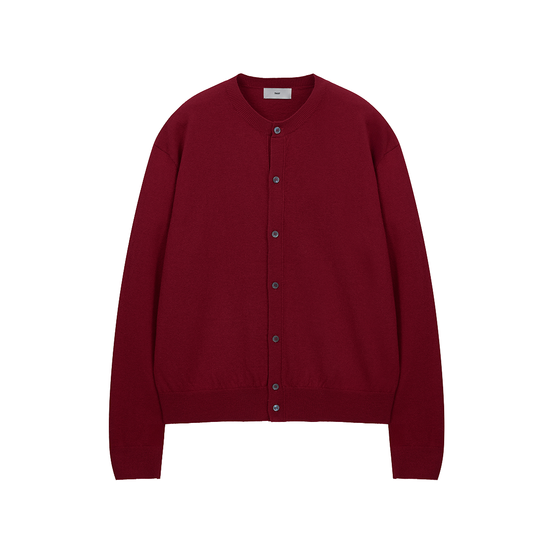 TNSW6E100R2 TNGT Cashmere Blend Knit Cardigan Red