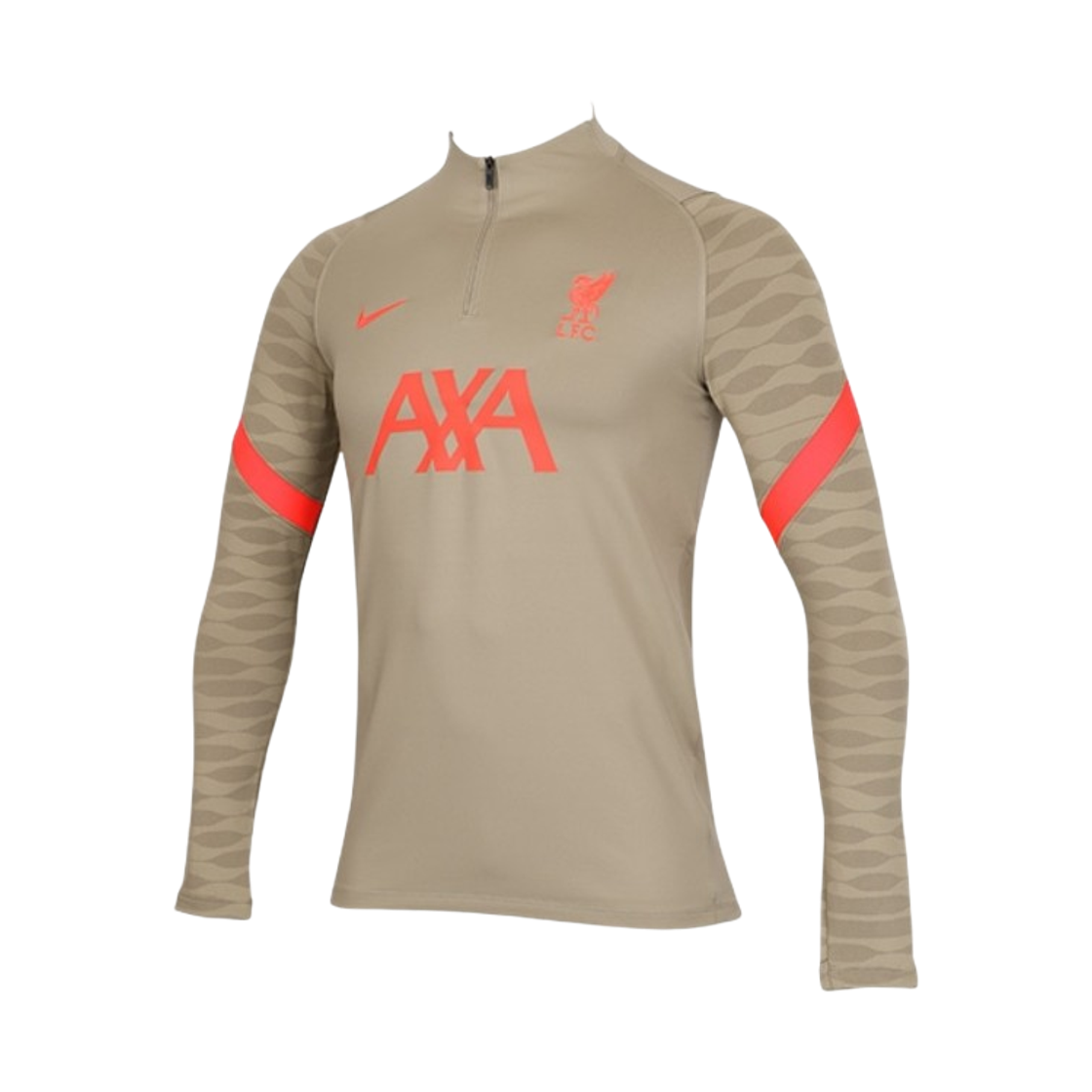 나이키 리버풀 FC 스트라이크 드라이핏 풋볼 드릴 탑 미스틱 스톤 브라이트 크림슨 (DB0237-392) (논 마킹 버전)(Nike Liverpool FC Strike Dri-Fit Football Drill Top Mystic Stone Bright Crimson (DB0237-392) (Non Marking Ver.)) - 1