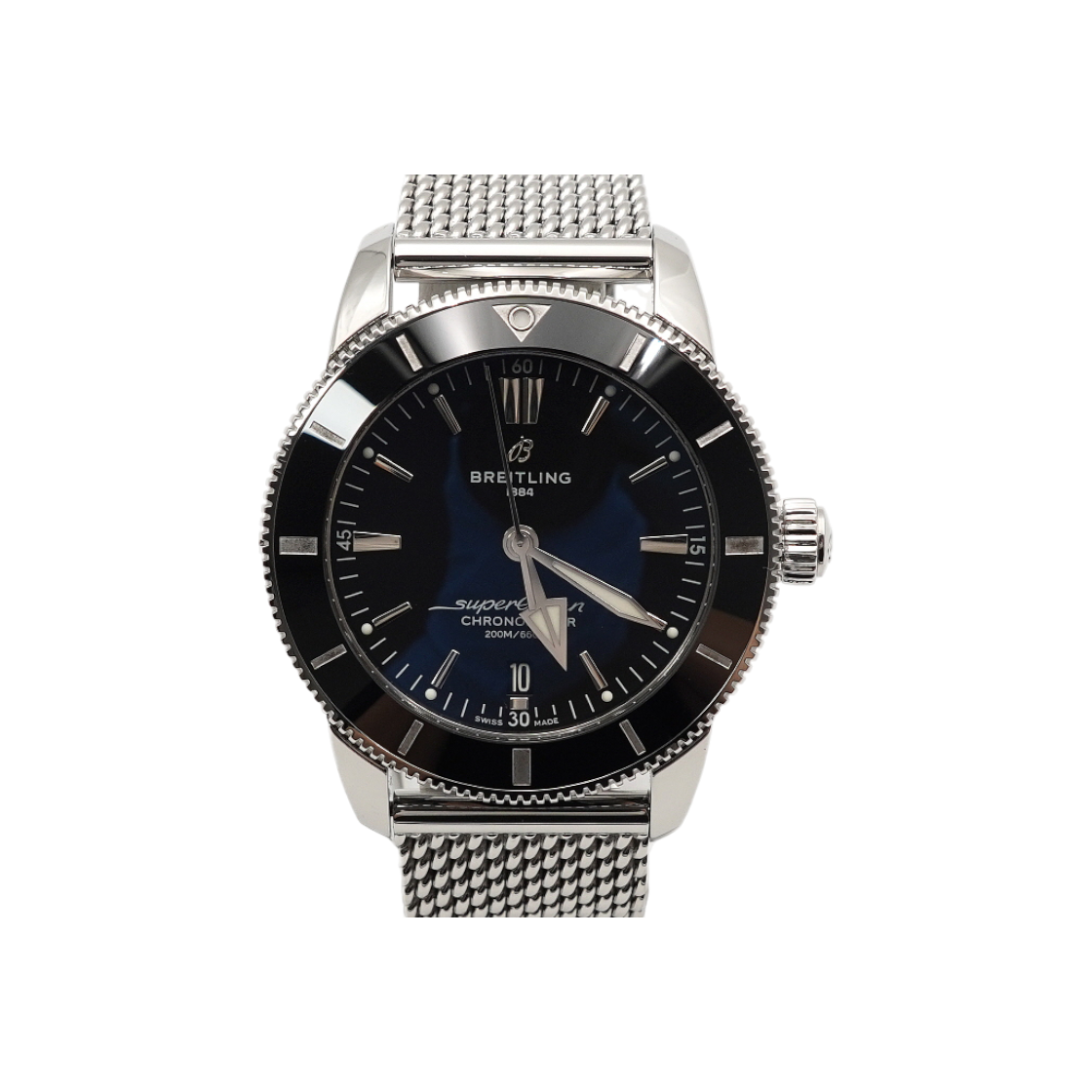 ITOQL8SG3K39 Breitling Superocean Heritage B20 Black Dial 44mm Automatic Steel Band Men's Watch