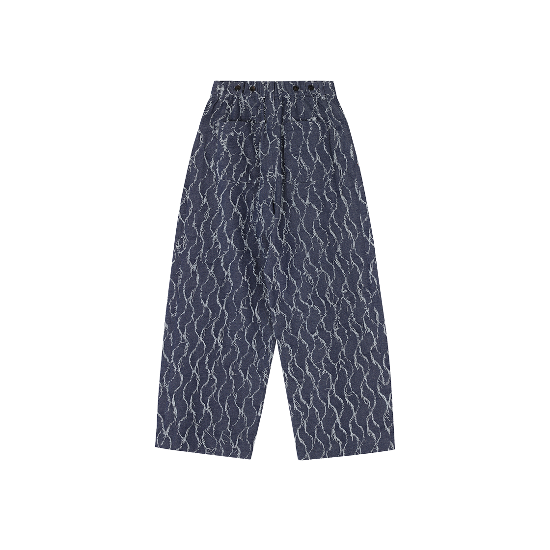 (W) 송지오 레벨볼륨 와이드 팬츠 블루((W) SONGZIO Level Volume Wide Pants Blue) - 2