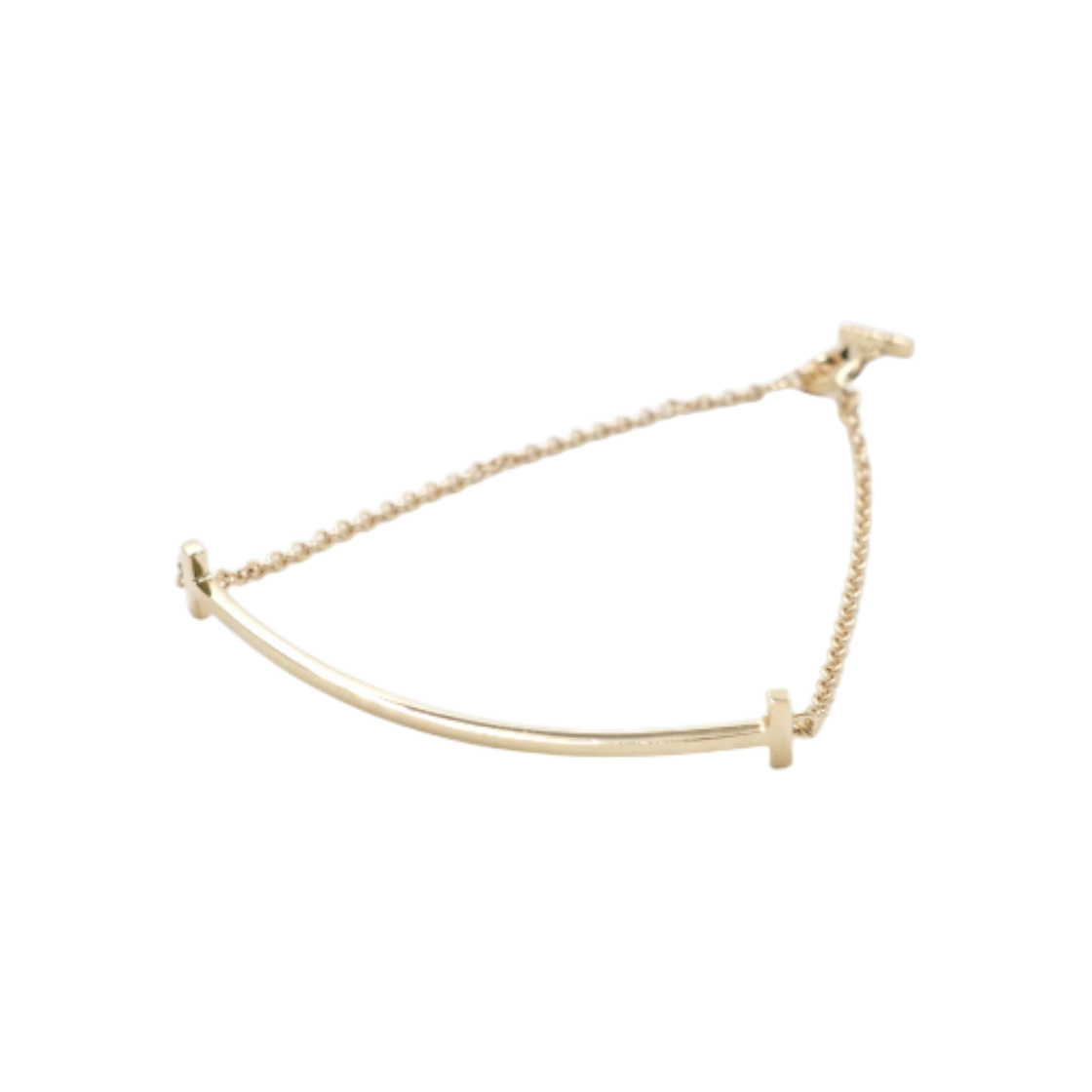 티파니 18K옐로우골드 T스마일 스몰 브레이슬릿 여성 팔찌aa59616(Tiffany 18K Yellow Gold T-Smile Small Bracelet)
