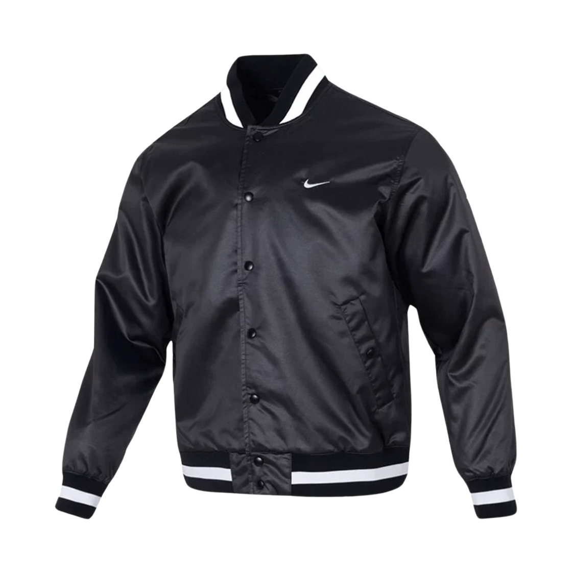 나이키 DNA 써마핏 발수 베스킷볼 자켓 블랙 화이트 - 아시아(Nike DNA Therma-Fit Water-Resistant Basketball Jacket Black White - Asia) - 1