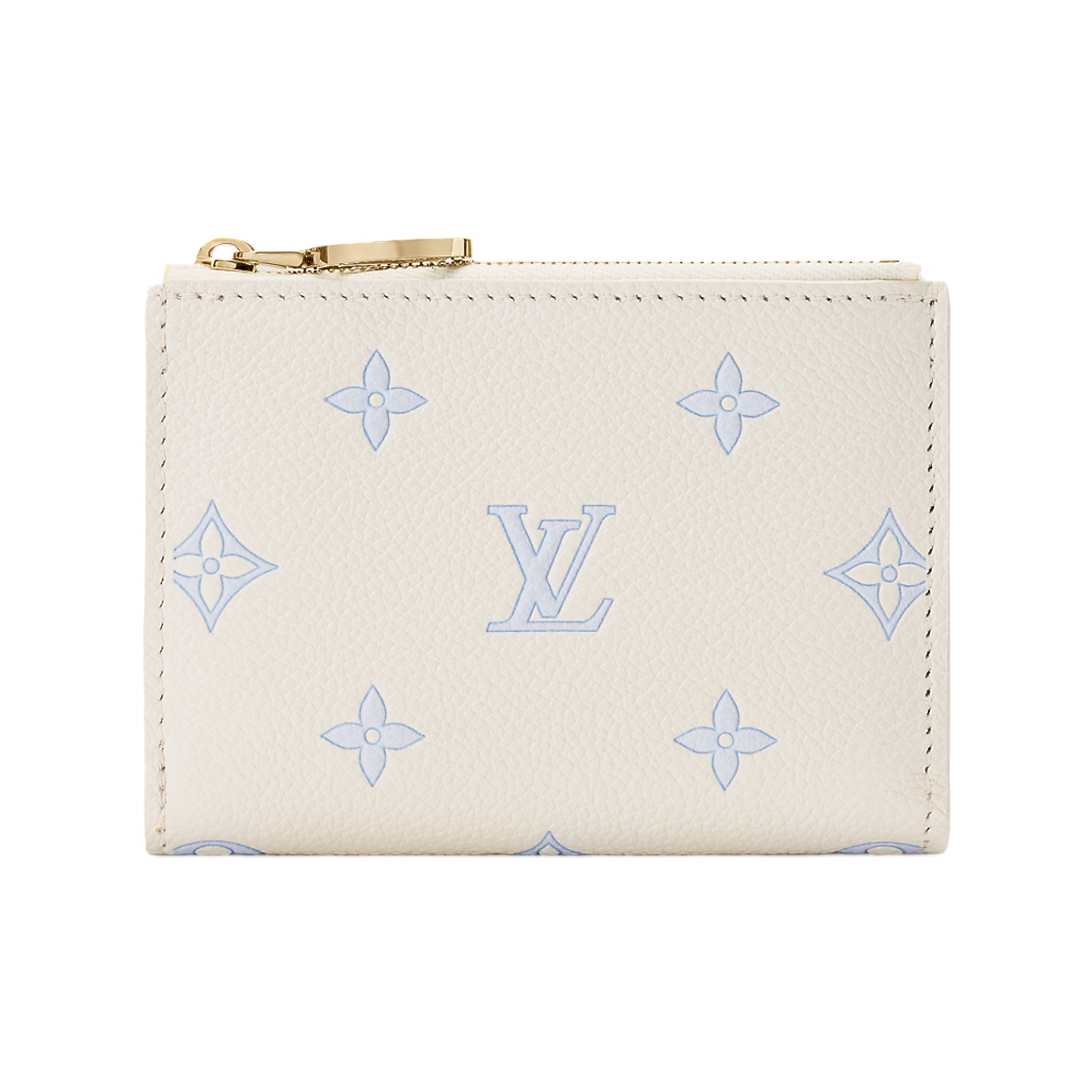 M27742 Louis Vuitton Lisa Wallet Milky White Blue