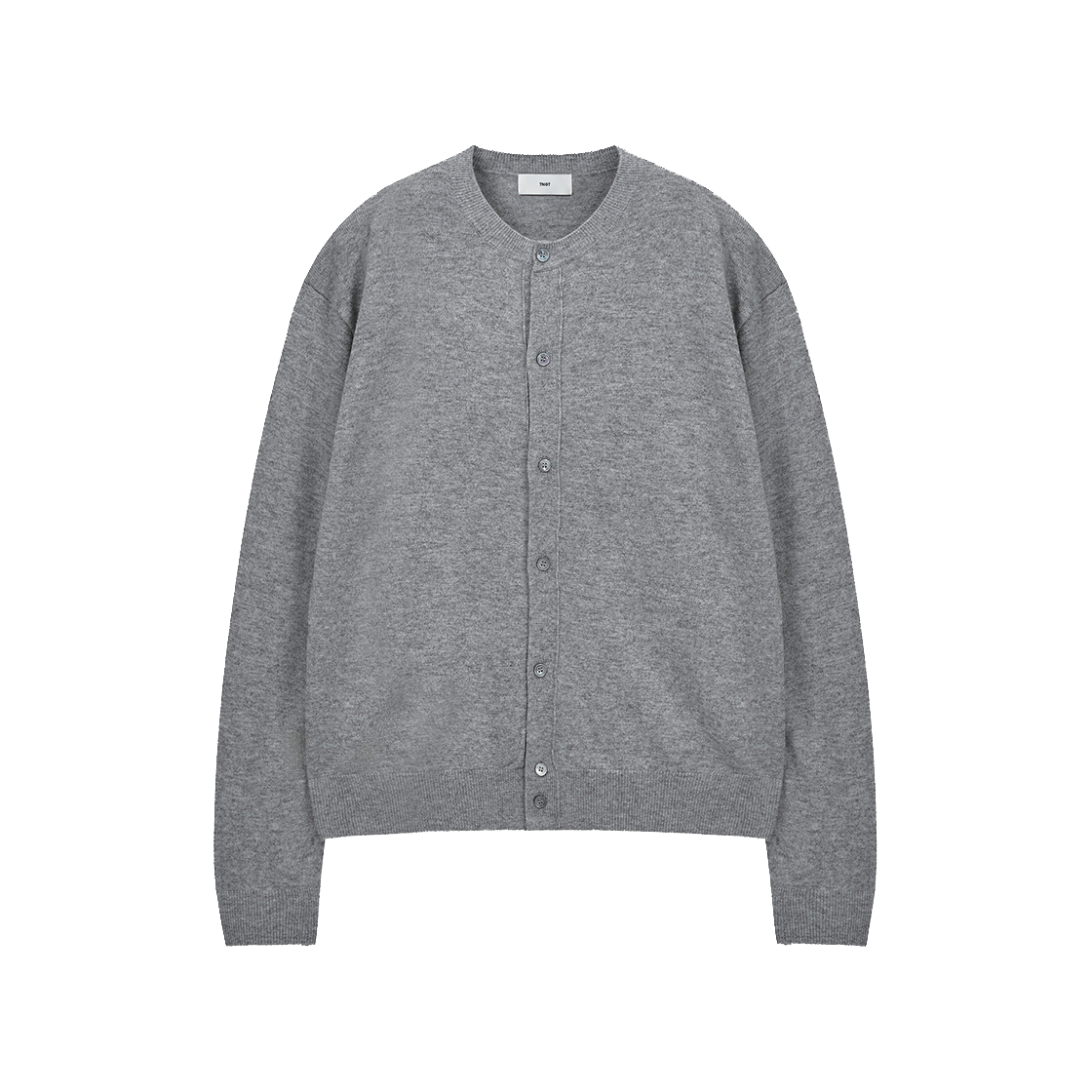 TNSW6E100G2_W TNGT W Cashmere Blend Knit Cardigan Grey