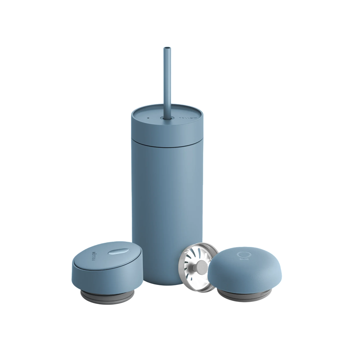 펠로우 카터 3 in 1 Sip 시스템 세트 - 헤이지 블루(Fellow Carter 3-in-1 Sip System Set – Hazy Blue) - 2