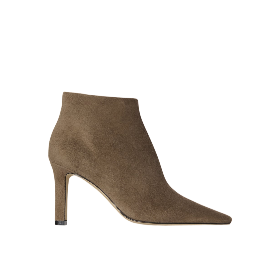 (W) 더 로우 칼라 80 부츠 스웨이드 다크 토프((W) The Row Carla 80 Boot in Suede Dark Taupe) - 1
