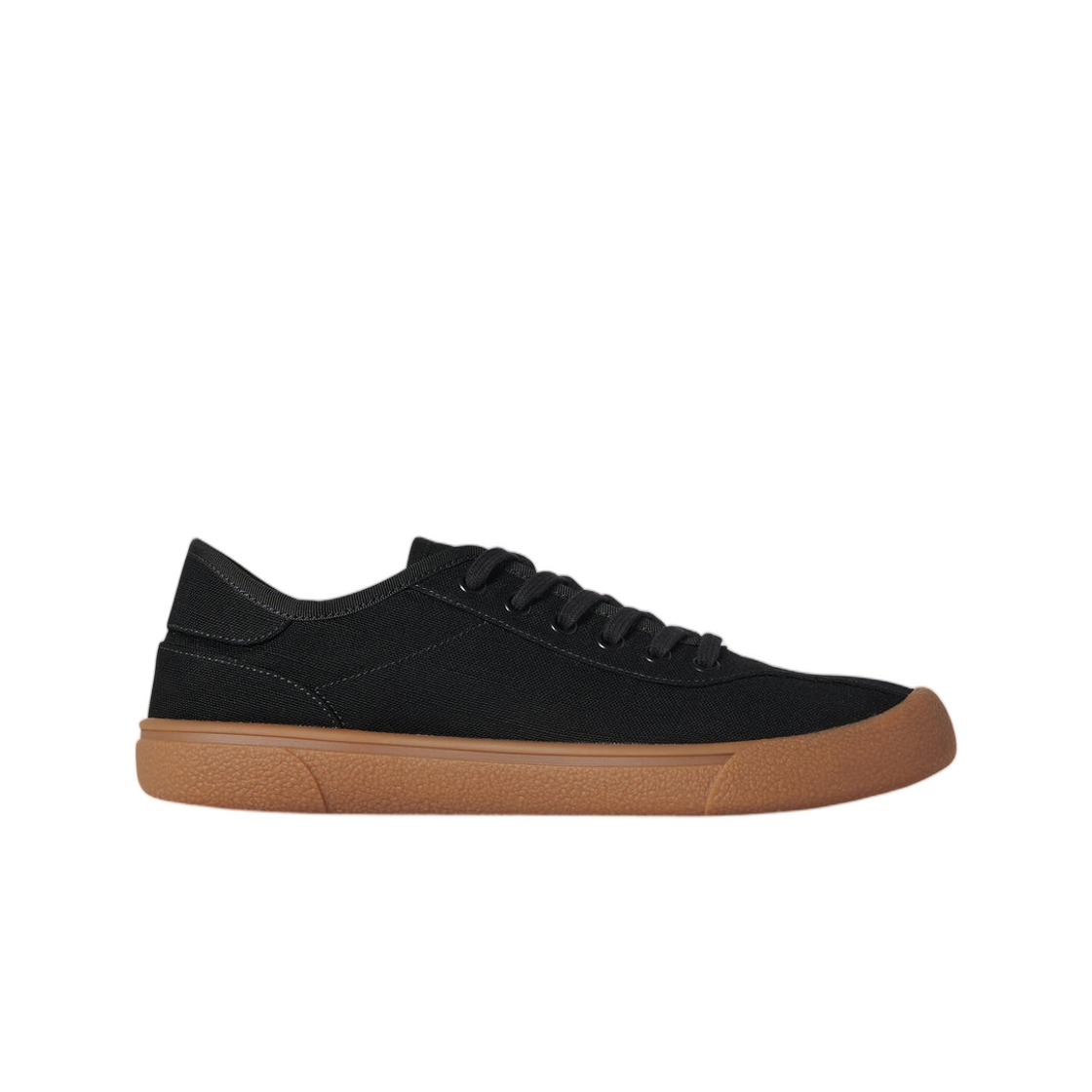 (W) 더 로우 캔버스 스니커즈 비스코스 앤 리넨 블랙((W) The Row Canvas Sneakers in Viscose and Linen Black) - 1