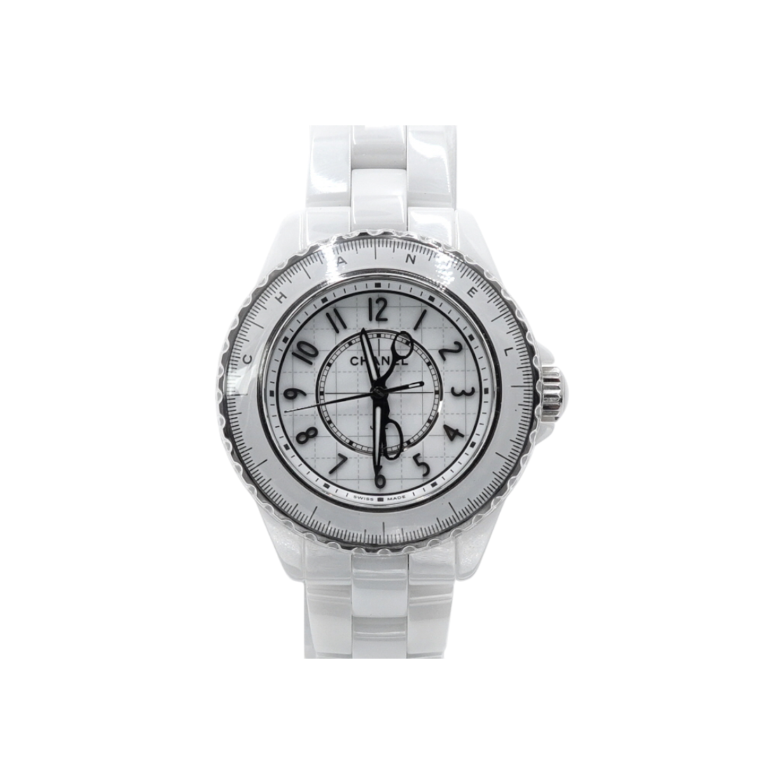샤넬 H9763 시즌한정 신형 J12 화이트 세라믹 꾸뛰르 쿼츠 스틸 33MM 여성 시계aa59274(Chanel H9763 Limited Edition New J12 White Ceramic Couture Quartz Steel 33MM Women's Watch)
