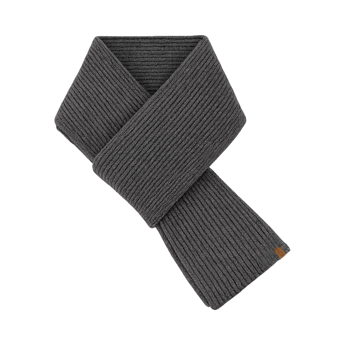 NA5IR70A The North Face Rewool Knit Muffler Dark Gray - 25FW