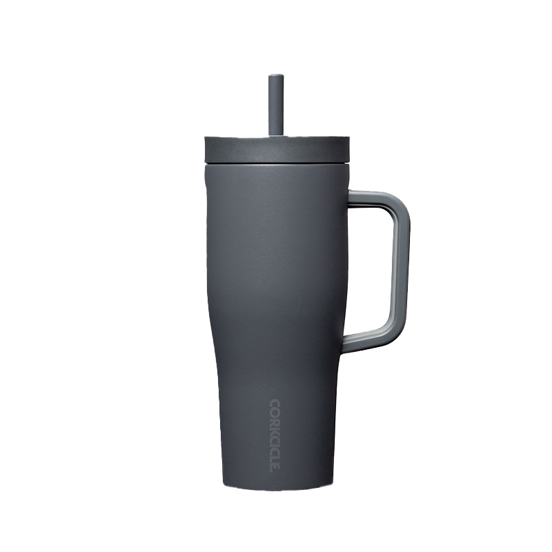 콕시클 CORKCICLE 크루저 22oz 스텐 보냉 텀블러 밀폐 손잡이 빨대 650ml(CORKCICLE Cruiser 22oz Stainless Steel Insulated Tumbler Leakproof with Handle & Straw 650ml) - 2