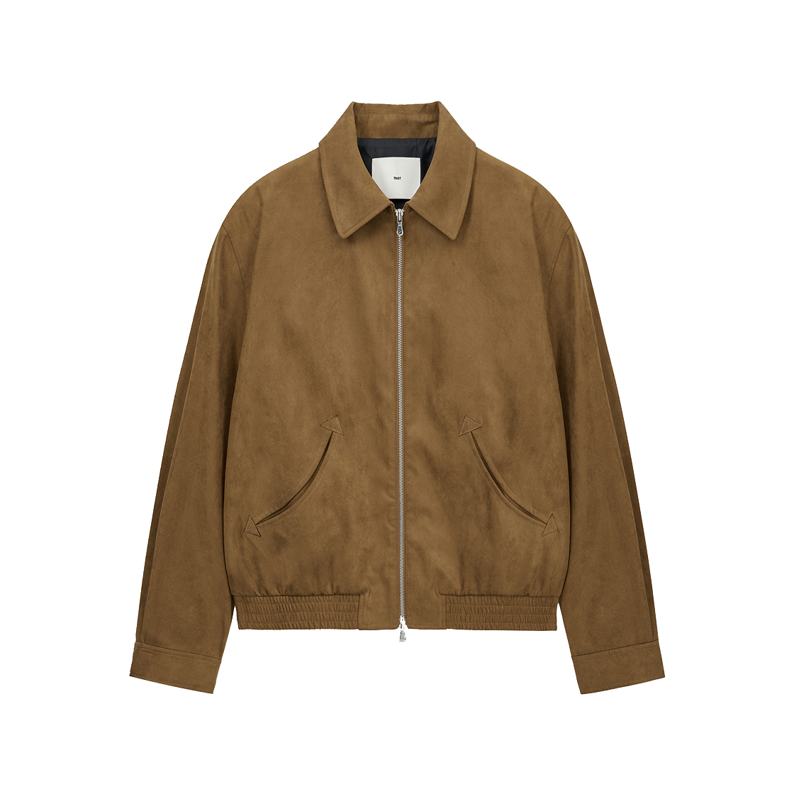 TNJU6E103CM_W TNGT W Faux Suede Jumper Camel Brown