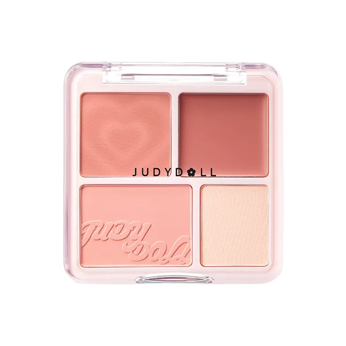 - Judydoll 2 In 1 Blush Highlight Palette 01 Milk Melon