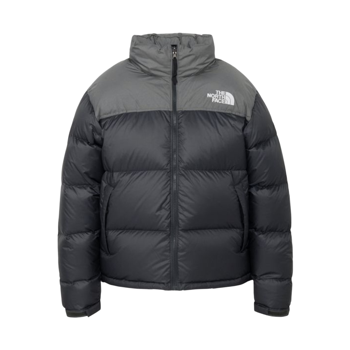 ND92555 The North Face Nuptse Jacket Fuse Box Gray Asphalt Gray
