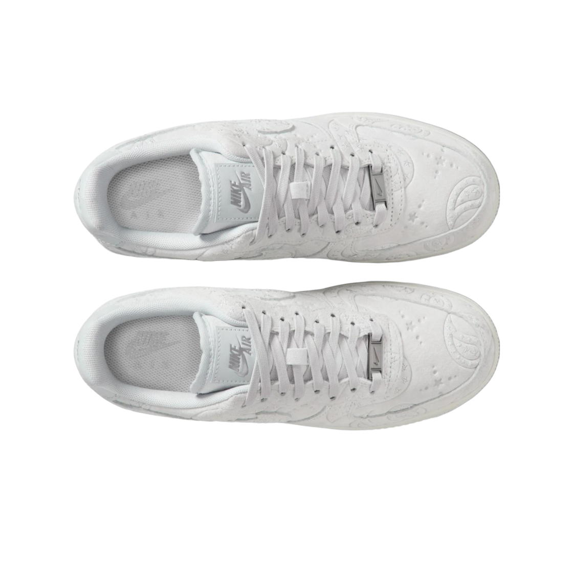 (W) 나이키 에어포스 1 로우 그레이 포그 메탈릭 실버((W) Nike Air Force 1 Low Grey Fog Metallic Silver) - 2