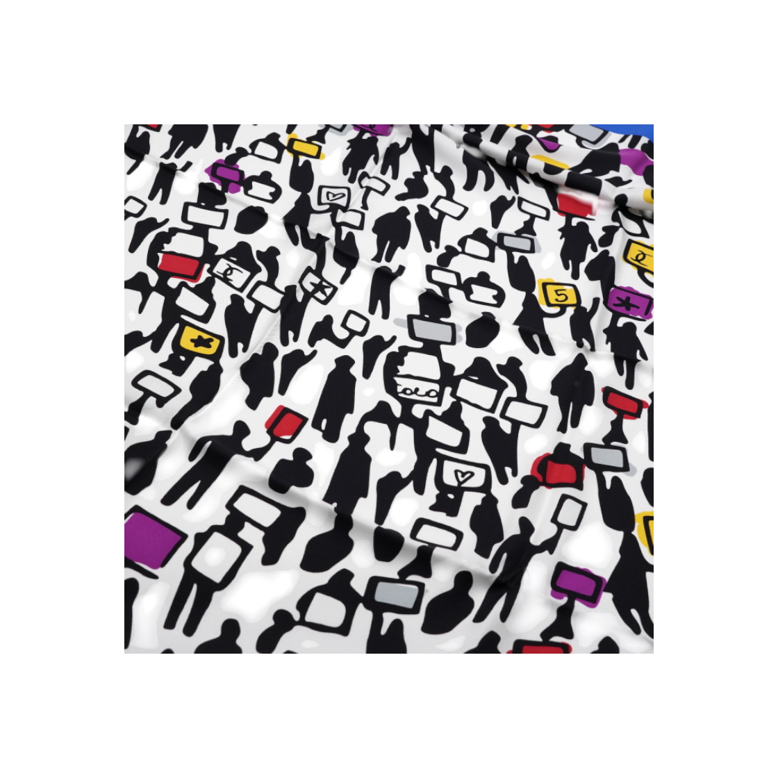 샤넬 VIP기프트 멀티컬러 COCO 여성 까레 실크 스카프aa60134(Chanel VIP Gift Multi-Color COCO Women's Silk Scarf AA60134) - 1