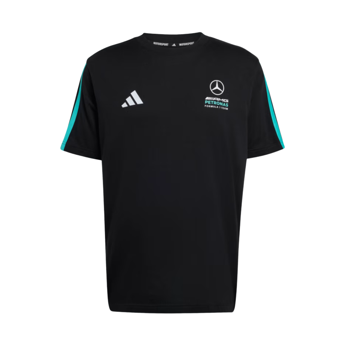 KE8161 Adidas x Mercedes AMG Petronas F1 Team DNA Graphic T-Shirt Black Semi Mint Rush - KR Sizing (Non Marking Ver.)