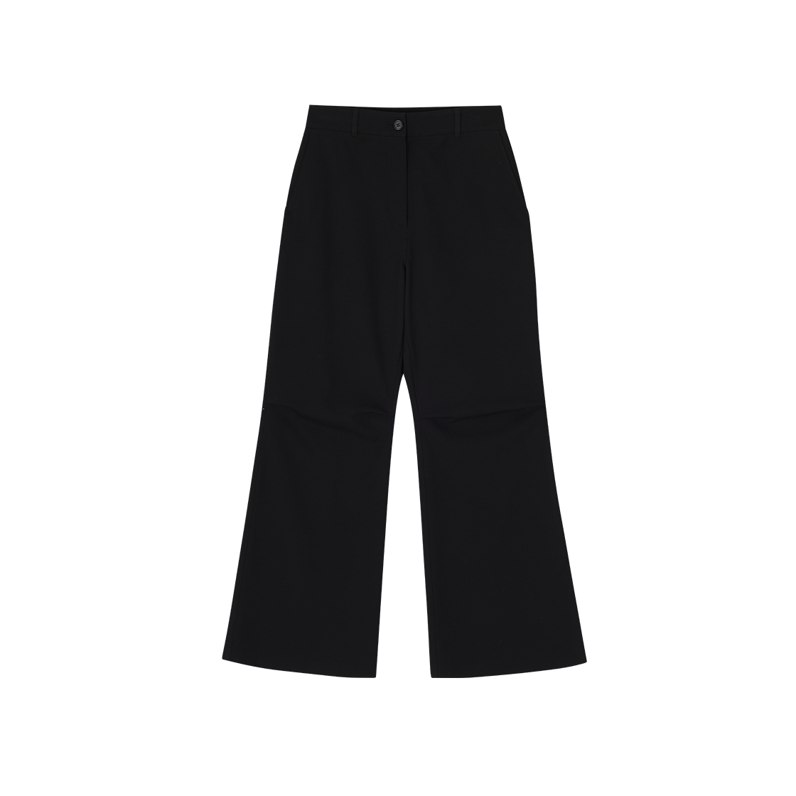 WH5PT502BK (W) SONGZIO Knee Fold Boots Cut Pants Black