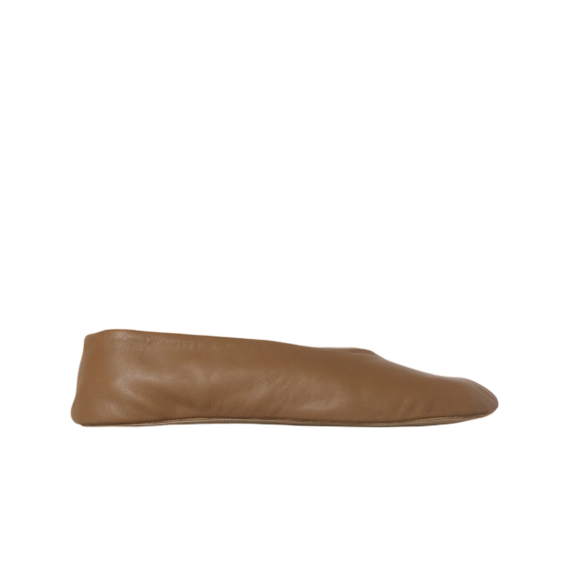 (W) 더 로우 스텔라 슬리퍼 레더 머드((W) The Row Stella Slipper in Leather Mud)