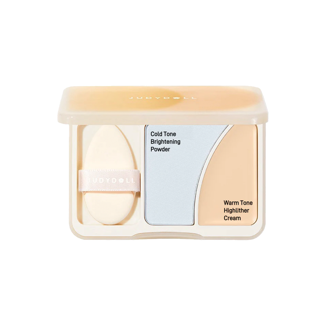 주디돌 듀얼 컬러 하이라이터 팔레트 03 플럼프 블루 라이트(Judydoll Dual-Color Highlighter Palette 03 A Plump Blue Light)