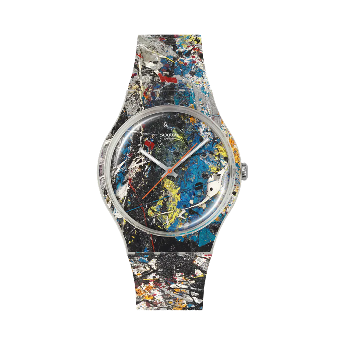 스와치 x 구겐하임 폴락 알케미 41mm 쿼츠 클리어(Swatch x Guggenheim Pollock's Alchemy 41mm Quartz Clear) - 1