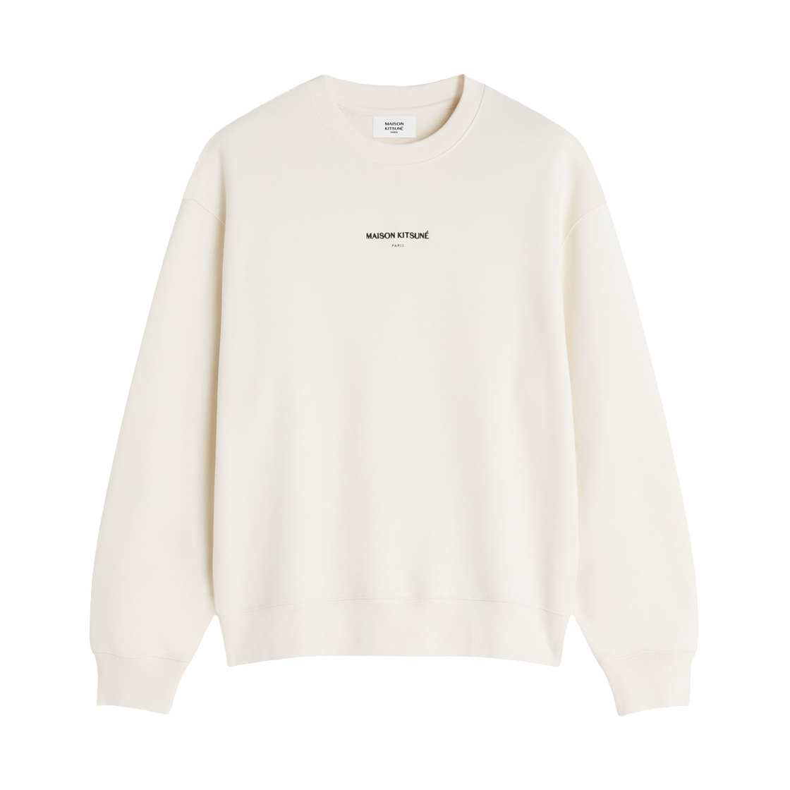 QM00300KM0341-0063 Maison Kitsune Paris Comfort Sweatshirt Noble Beige
