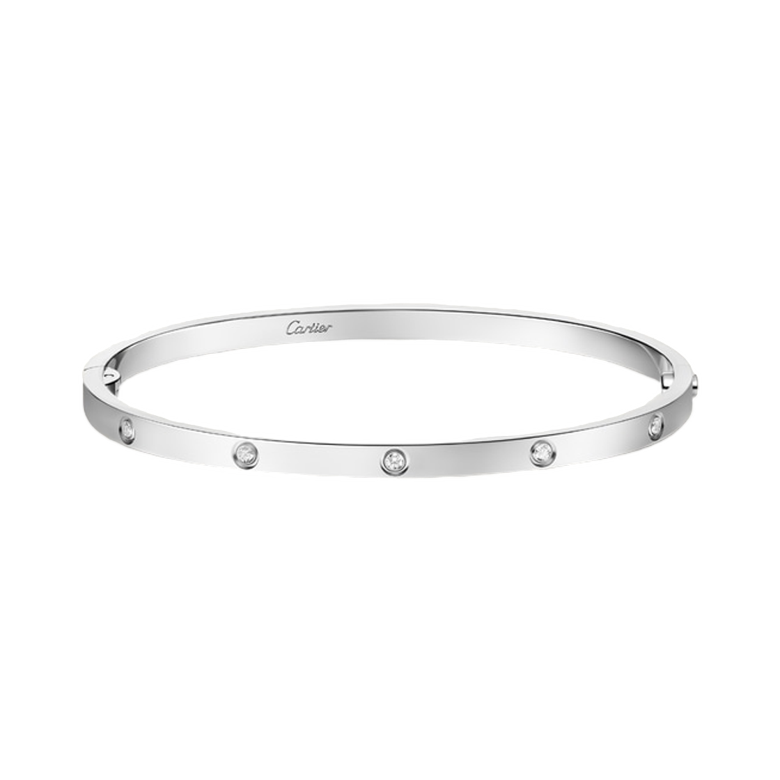 B6079817 Cartier Love Small Bracelet White Gold