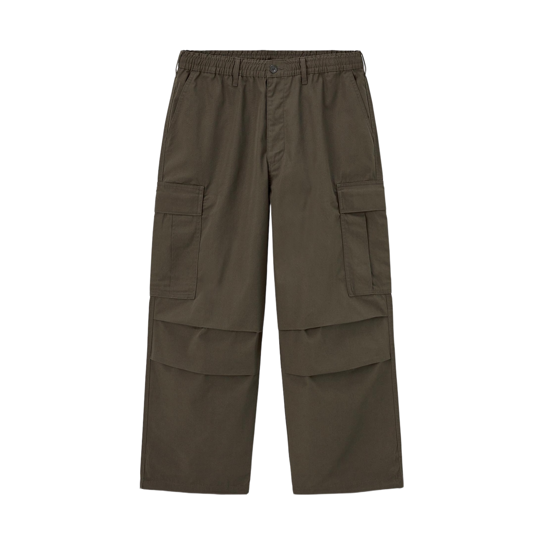 GU 슈퍼 와이드 카도 팬츠 다크 그린(GU Super Wide Cargo Pants Dark Green) - 1