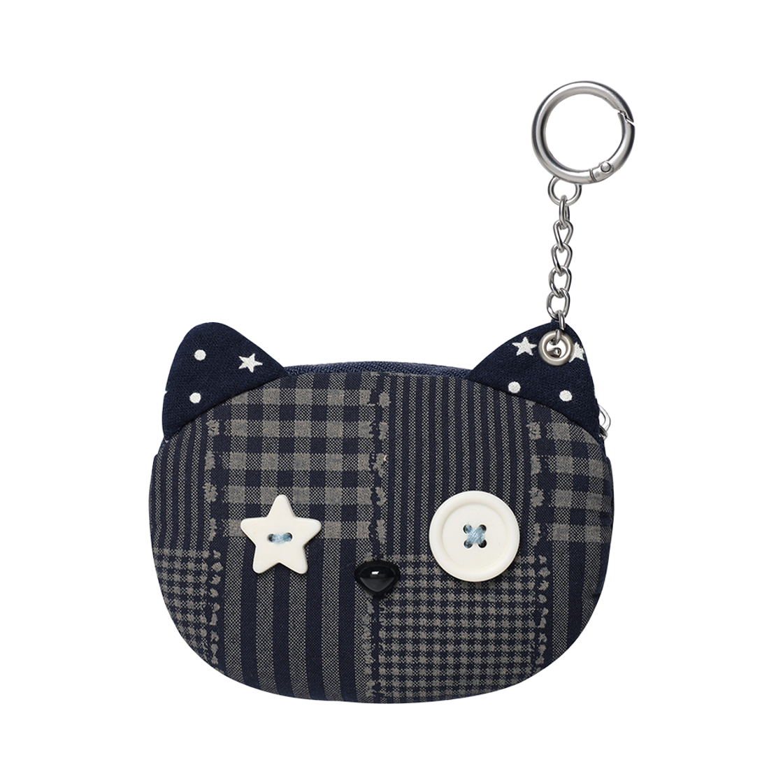 CV2GSUAB60ANV CAVISH Cat Check Pouch Keyring Navy