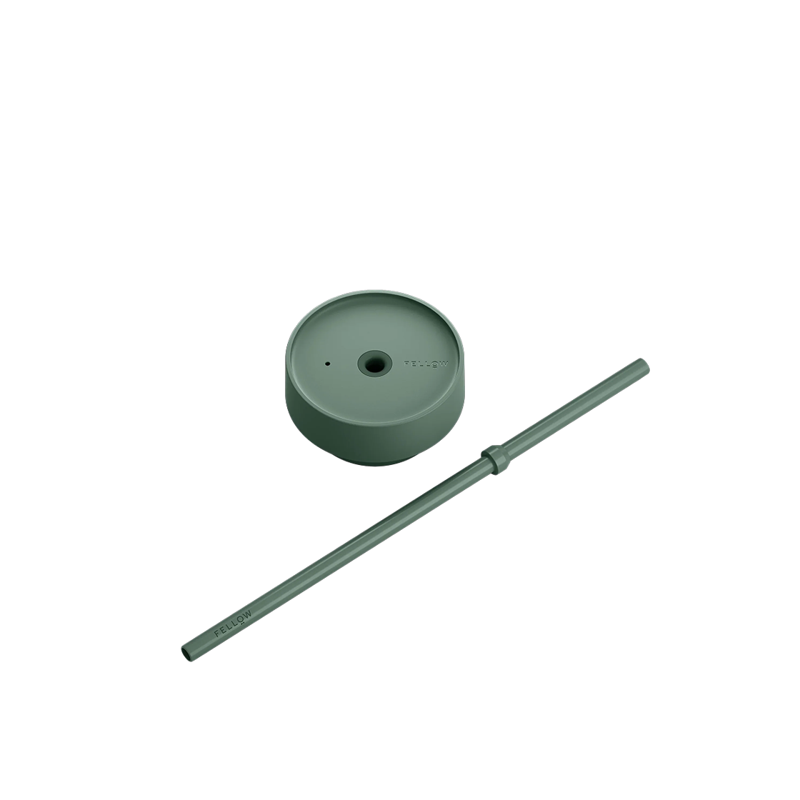 9810827010495 Fellow Carter Cold Lid + Straw 16oz – Smoke Green