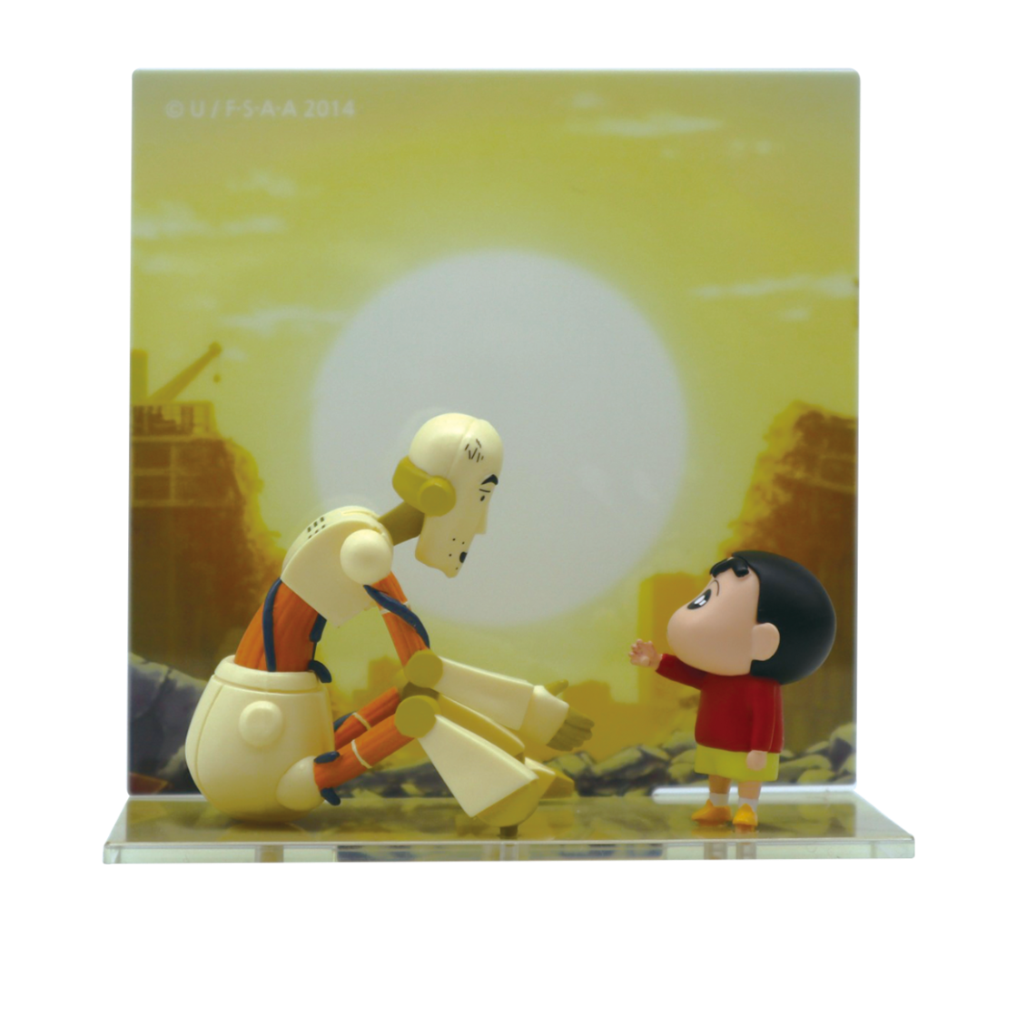 애니모어 짱구는못말려 로봇아빠의역습피규어 로봇아빠&짱구(Animore Crayon Shinchan Robo Father'S Counterattack(Robo&Shinchan)) - 1