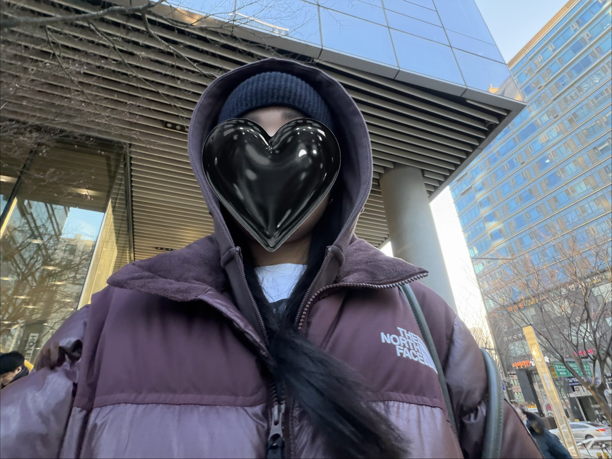 Uniqlo x Needles Fleece Wide Pants Black - KR, (W) The North Face White Label Novelty Nuptse Down Jacket Cocoa Brown 착용 스타일 - 3