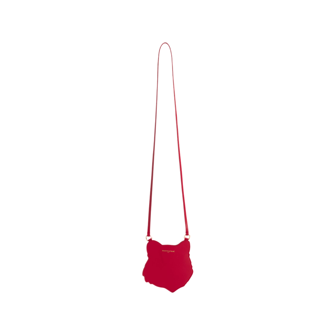 메종 키츠네 이어 오브 홀스 폭스 헤드 파우치 딥 레드(Maison Kitsune Year of The Horse Fox Head Pouch Deep Red) - 1