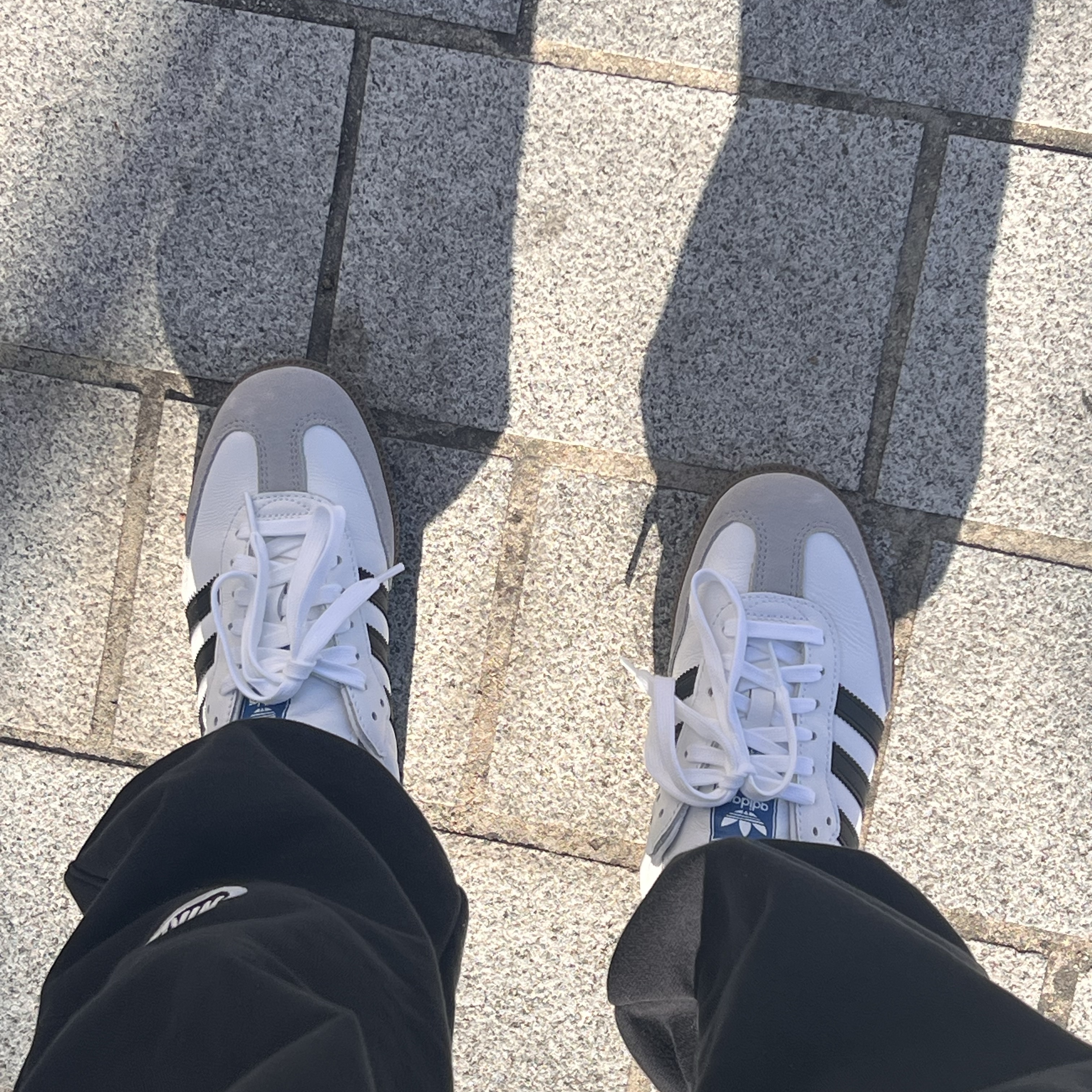 Adidas Samba OG Cloud White 착용 스타일