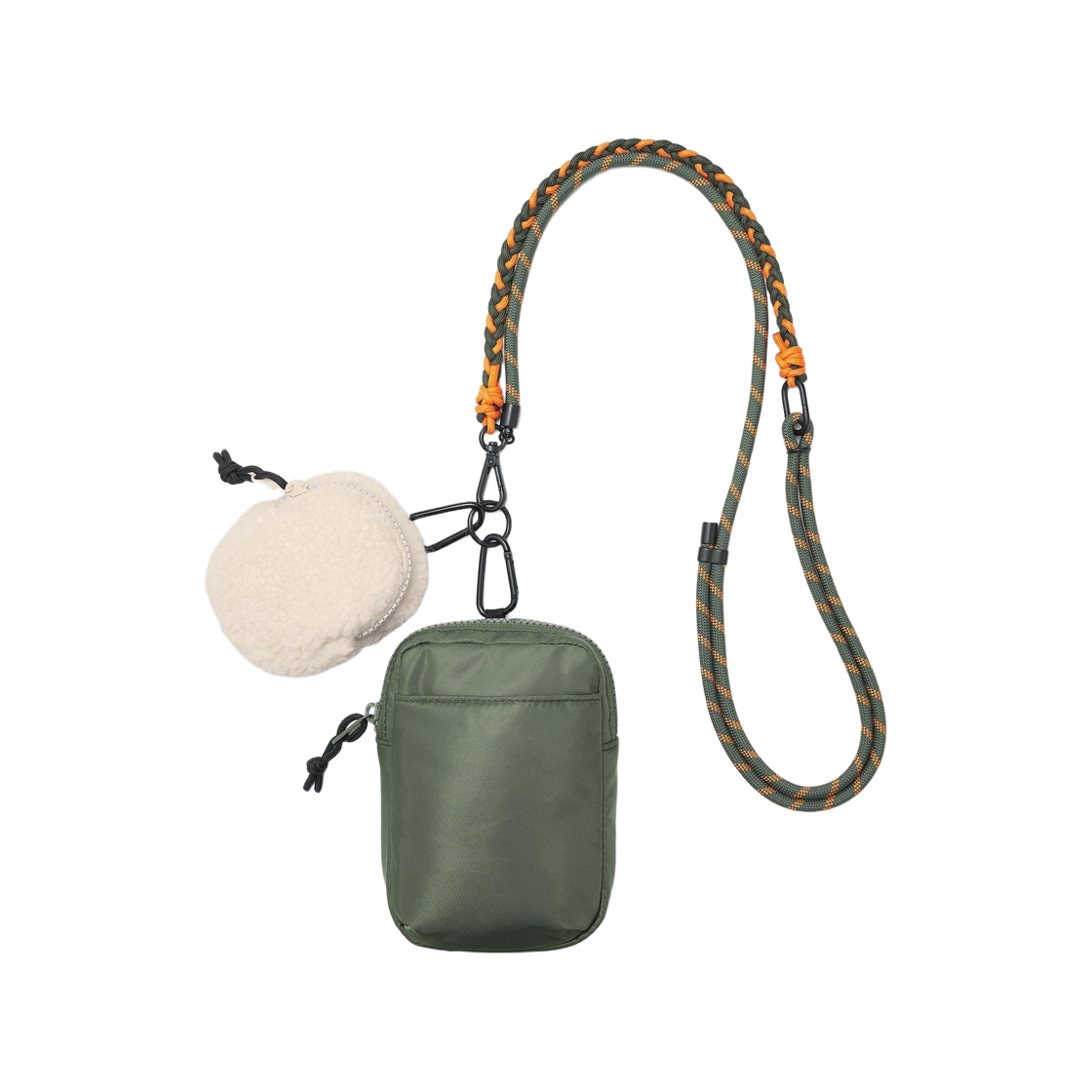 GU 카드 숄더 파우치 올리브(GU Cord Shoulder Pouch Olive)