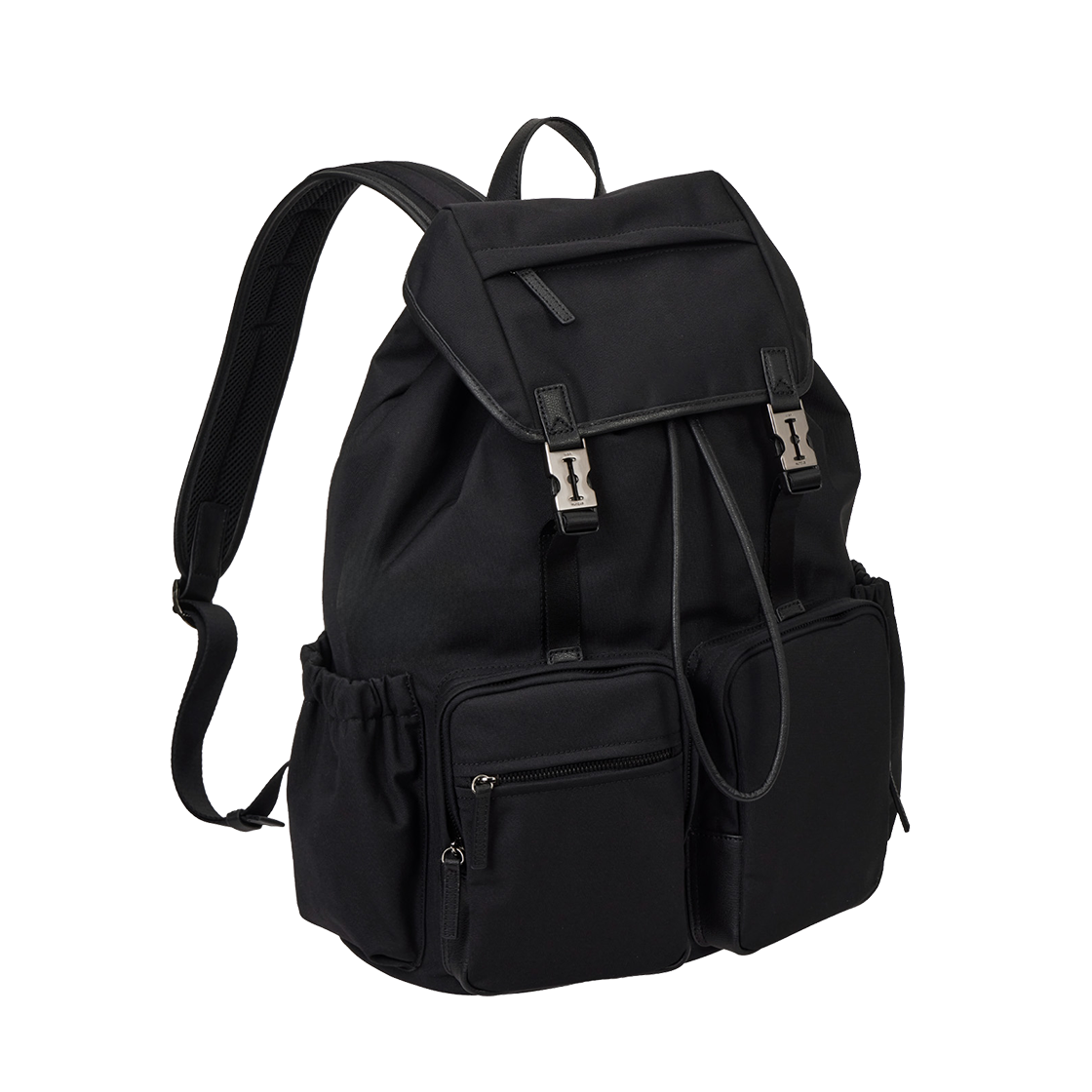 P0000FOL_K vunque Hey Double Pocket Cordura Backpack XL Black