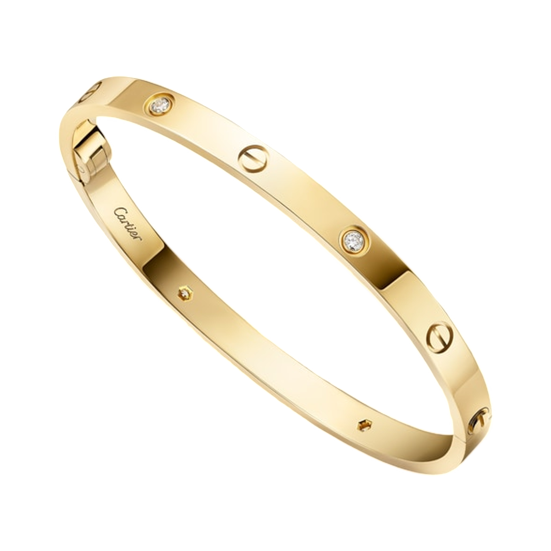 까르띠에 러브 미디움 브레이슬릿 옐로우 골드(Cartier Love Medium Bracelet Yellow Gold)