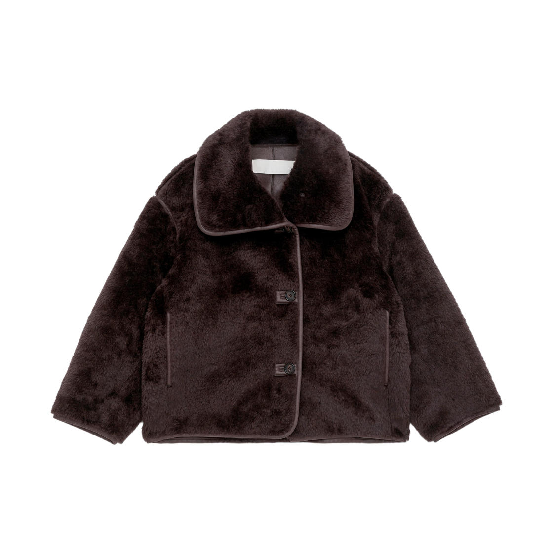 (W) 아르켓 숏 파일 자켓 브라운((W) Arket Short Pile Jacket Brown)