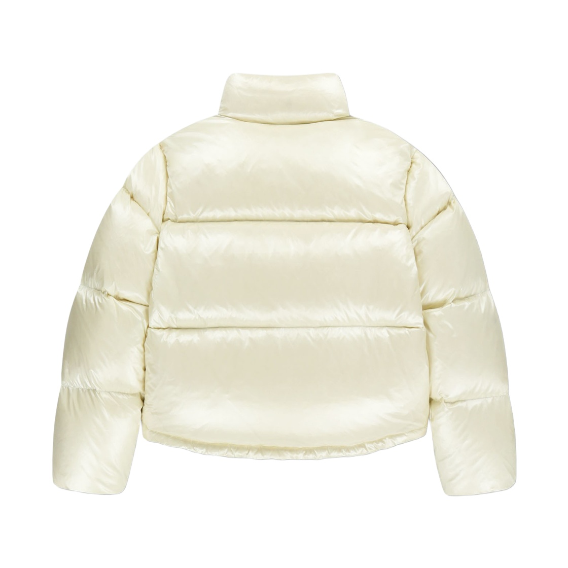 (W) 마리떼 프랑소와 저버 글로시 크롭 다운 자켓 아이보리((W) Marithe Francois Girbaud Glossy Crop Down Jacket Ivory) - 2