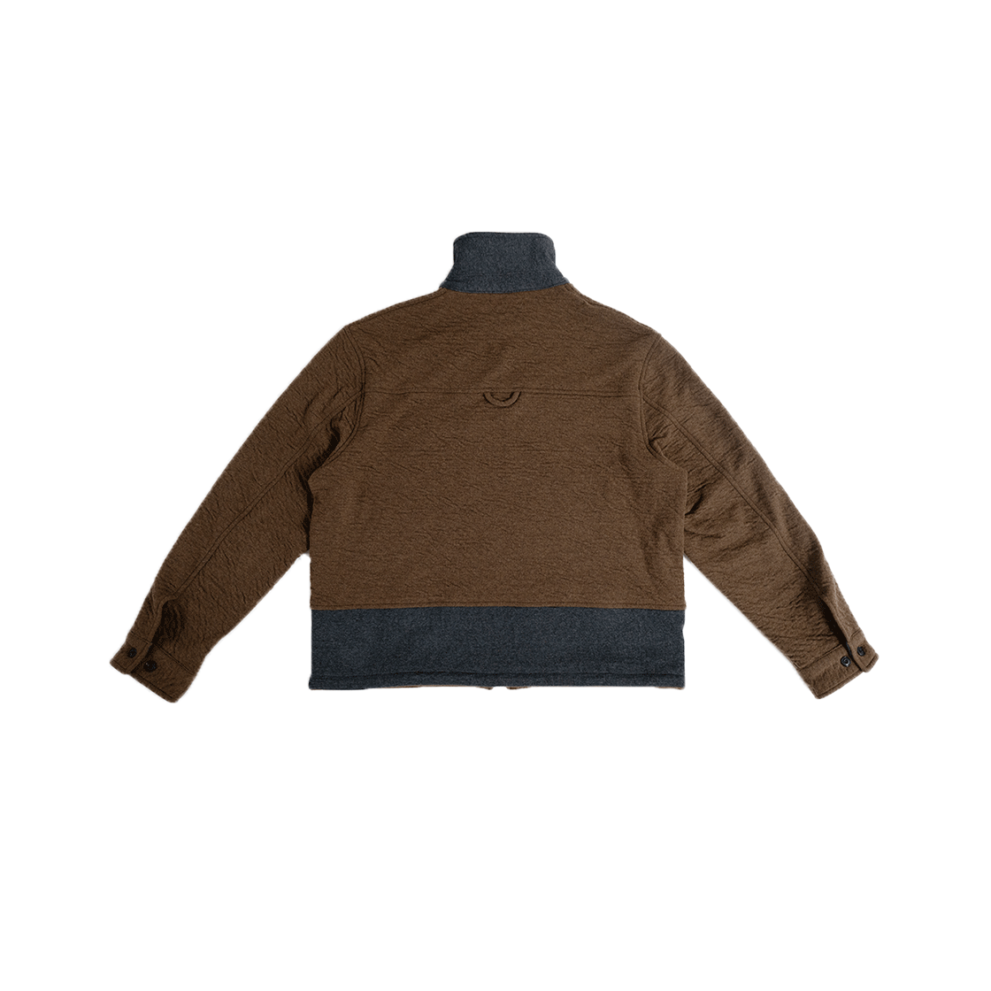 파버 리버서블 울 자켓 차콜 카멜(FABEUR Reversible Wool Jacket Charcoal Camel) - 3