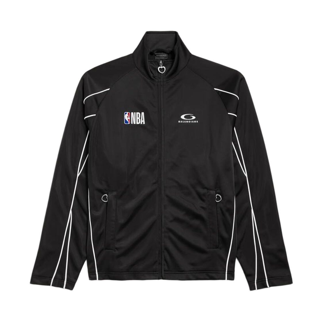 864891TUV011000 (W) Balenciaga x NBA Collaboration Tracksuit Jacket Black