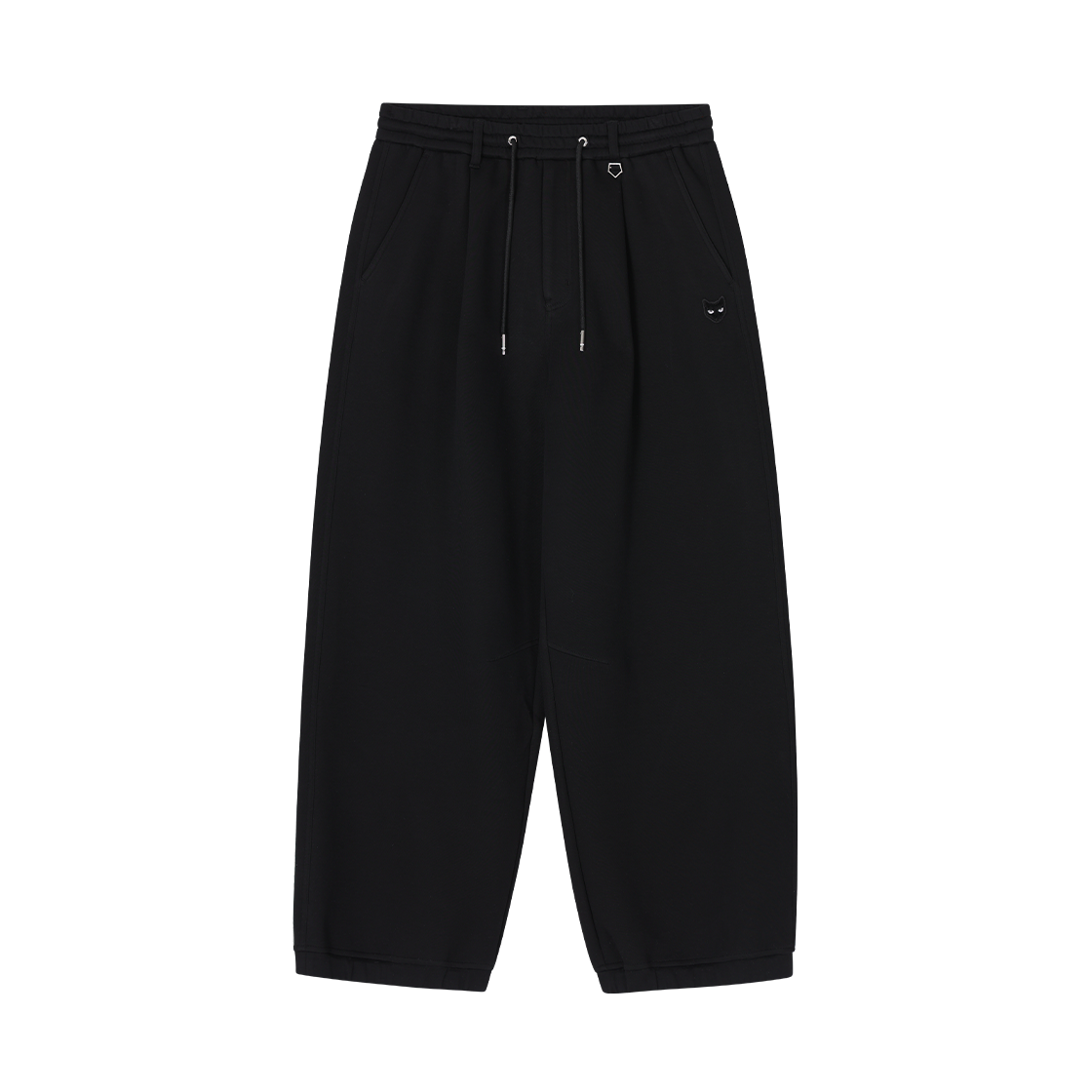 송지오 지제로 팬서 커브드 스웻 팬츠 블랙